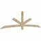Ekena Millwork Alberta Rough Sawn Timber Gable Bracket, Douglas Fir, 108"W x 31 1/2"H x 2"D x 4"F, 7/12 Pitch GBW108X31X0204ALB00RDF - alternate 5